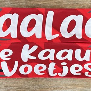 Carnavalssjaal Kaauw Voetjes